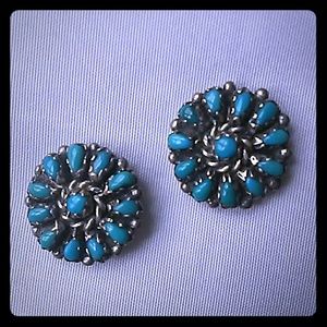 Sleeping Beauty Turquoise Earrings